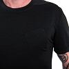 SENSOR MERINO AIR traveller tricou barbatesc cu maneca scurta, negru