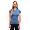 SENSOR MERINO AIR tricou dama maneca scurta albastru riviera