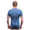 SENSOR MERINO AIR tricou bărbătesc cu mânecă scurtă albastru riviera
