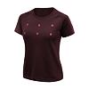 SENSOR MERINO BLEND TYPO tricou dama cu maneca scurta port rosu