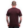 SENSOR MERINO BLEND ELEMENTS tricou bărbați cu mânecă scurtă port roșu