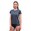 SENSOR MERINO LITE tricou de damă cu mânecă scurtă pete albastru