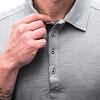 SENSOR MERINO ACTIVE tricou polo barbati cu maneca scurta gri