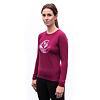 SENSOR MERINO ACTIVE FOX tricou de damă cu mânecă lungă liliac