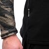 SENSOR MERINO BLEND IMPRESS tricou bărbătesc cu mânecă lungă negru/perie