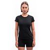 SENSOR MERINO CORDURA tricou dama maneca scurta negru