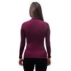 SENSOR MERINO DF tricou dama maneca lunga fermoar lilla