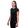 SENSOR MERINO DF tricou dama maneca scurta negru