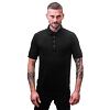 SENSOR MERINO ACTIVE tricou polo barbati cu maneca scurta negru
