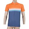 SENSOR CYKLO SUMMER STRIPE tricou bărbați cu mâneci scurte albastru/portocaliu