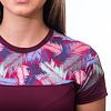 SENSOR COOLMAX IMPRESS tricou dama cu maneca scurta liliac/pene