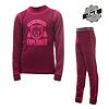 SENSOR DOUBLE FACE SET WILD cămașă cu mânecă lungă copii + pantalon lilla