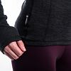 SENSOR MERINO BOLD tricou dama cu maneca lunga cu gat rulat gri antracit