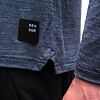 SENSOR MERINO LITE tricou bărbătesc cu mânecă lungă pestriță albastru