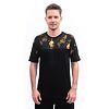 SENSOR MERINO IMPRESS tricou bărbați mânecă scurtă negru/cosmos