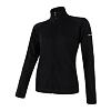 SENSOR MERINO UPPER hanorac full-zip pentru femei negru