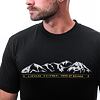 SENSOR MERINO ACTIVE MOUNTAINS tricou bărbați mânecă scurtă negru
