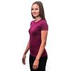 SENSOR MERINO ACTIVE ORCHID tricou dama maneca scurta lilla