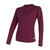 SENSOR MERINO DF tricou dama maneca lunga lilla