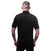 SENSOR MERINO ACTIVE tricou polo barbati cu maneca scurta negru