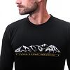 SENSOR MERINO ACTIVE MOUNTAINS tricou bărbătesc cu mânecă lungă negru