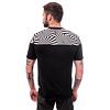 SENSOR HELIUM tricou bărbătesc cu mânecă scurtă negru/geometrie