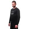 SENSOR MERINO ACTIVE VAN LIFE tricou bărbătesc cu mânecă lungă negru