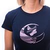 SENSOR MERINO ACTIVE FOX tricou de damă cu mânecă scurtă albastru intens