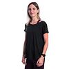 SENSOR MERINO AIR traveller tricou dama cu maneca scurta, negru