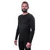 SENSOR MERINO AIR tricou bărbătesc cu mânecă lungă negru