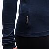 SENSOR MERINO ACTIVE SONGBIRDS tricou de damă cu mânecă lungă albastru intens
