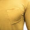 SENSOR MERINO AIR tricou cu mânecă lungă pentru bărbați călător muștar
