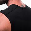 SENSOR COOLMAX AIR tricou negru fără mâneci pentru bărbați