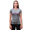 SENSOR MERINO ACTIVE MOUNTAINS tricou dama cu maneca scurta gri deschis