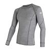 SENSOR MERINO ACTIVE tricou bărbătesc cu mânecă lungă gri deschis
