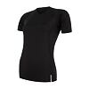 SENSOR COOLMAX TECH tricou dama cu maneca scurta, negru