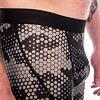 SENSOR MERINO IMPRESS pantaloni scurți bărbați negru/fagure
