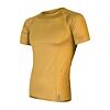 SENSOR COOLMAX TECH tricou bărbați cu mânecă scurtă muștar