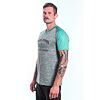 SENSOR CYKLO CHARGER tricou bărbați mărime liberă mânecă gri/mentă