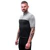 SENSOR CYKLO MOTION tricou bărbați cu mâneci scurte fermoar complet negru/gri