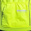 SENSOR CYKLO MOTION tricou bărbătesc cu mânecă scurtă cu fermoar complet galben neon/gri
