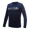 SENSOR MERINO ACTIVE MOUNTAINS tricou bărbătesc cu mânecă lungă albastru intens
