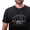 SENSOR MERINO ACTIVE VAN LIFE tricou barbatesc cu maneca scurta, negru