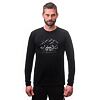 SENSOR MERINO ACTIVE VAN LIFE tricou bărbătesc cu mânecă lungă negru