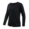 SENSOR MERINO AIR traveller tricou de dama cu maneca lunga negru