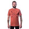 SENSOR MERINO ACTIVE SNSR tricou bărbătesc cu mânecă scurtă terracotta
