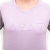 SENSOR MERINO BLEND ELEMENTS tricou damă cu mânecă scurtă mystic violet