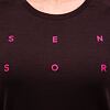SENSOR MERINO BLEND TYPO tricou dama cu maneca scurta port rosu