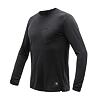 SENSOR MERINO AIR tricou cu mânecă lungă pentru bărbați, negru