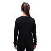SENSOR MERINO BLEND STONE tricou de dama cu maneca lunga negru